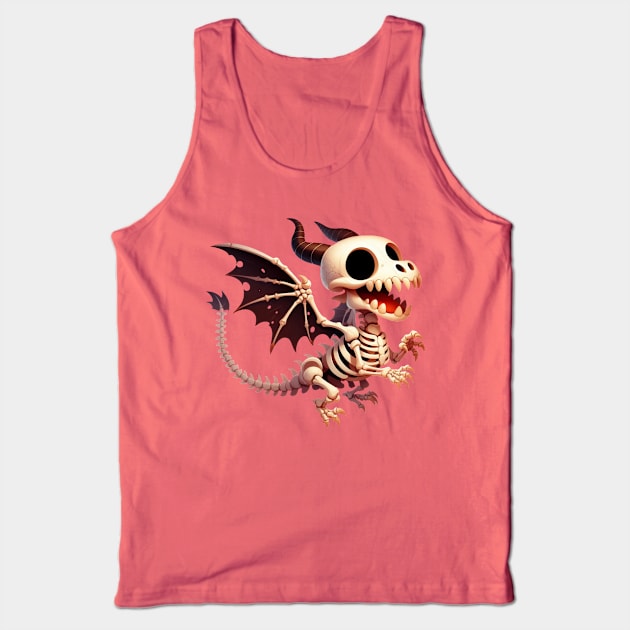 Dragon Skeleton Tank Top by Dmytro